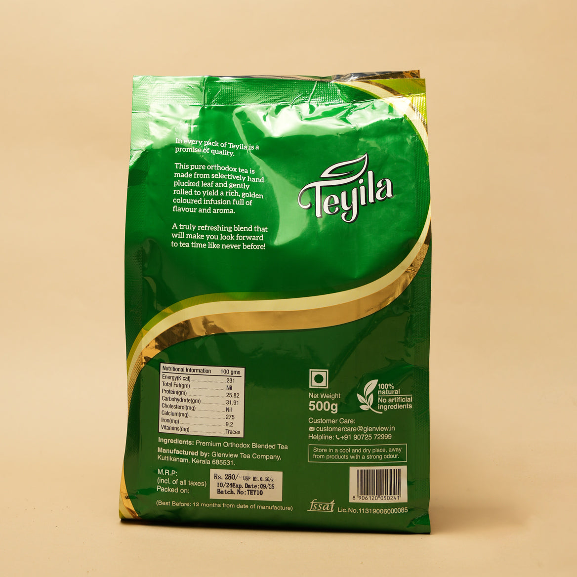Teyila Black Orthodox Tea 500gm